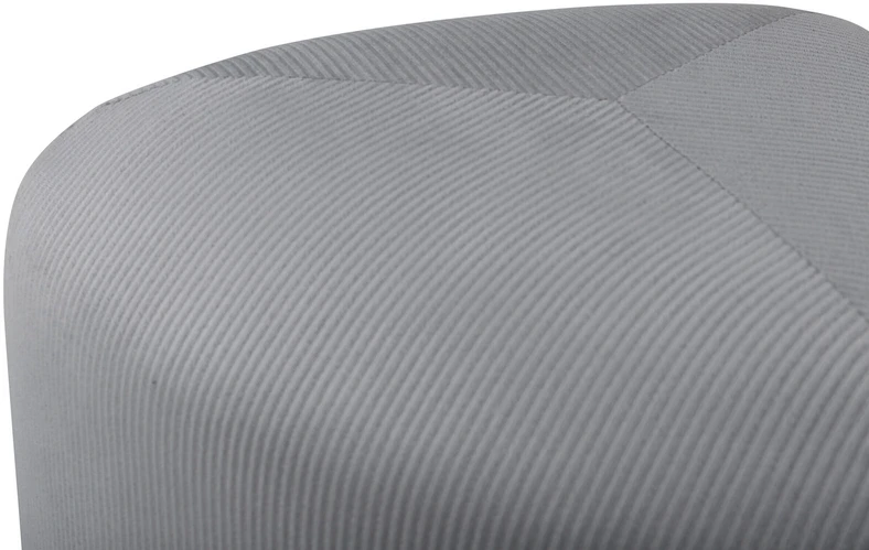Venture Design Venture Home Peg Pufas, 46x46x41 cm, velvetas, pilkas Lumarko!