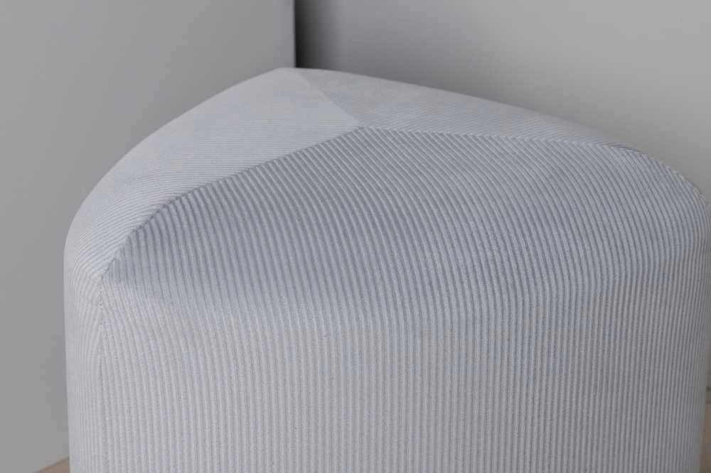 Venture Design Venture Home Peg Pufas, 46x46x41 cm, velvetas, pilkas Lumarko!