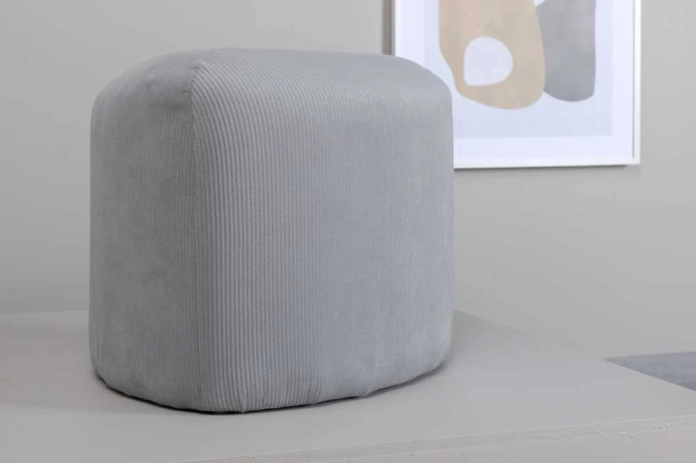 Venture Design Venture Home Peg Pufas, 46x46x41 cm, velvetas, pilkas Lumarko!