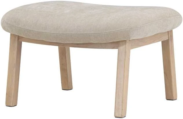 Venture Design Pufas Rile 60x42x70 cm Smėlio spalvos