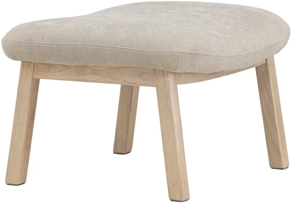Venture Design Pufas Rile 60x42x70 cm Smėlio spalvos
