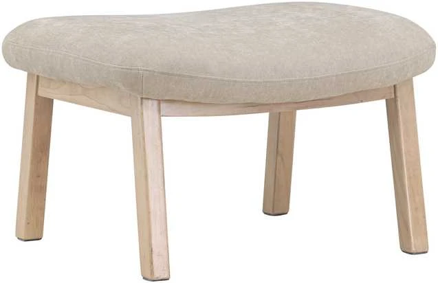 Venture Design Pufas Rile 60x42x70 cm Smėlio spalvos
