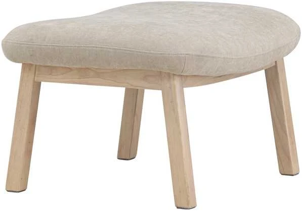Venture Design Pufas Rile 60x42x70 cm Smėlio spalvos