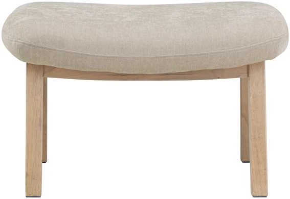 Venture Design Pufas Rile 60x42x70 cm Smėlio spalvos
