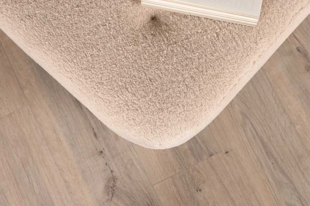 Venture Design Pufas, Salina, 59x59x40 cm, Balta