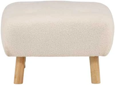 Venture Design Pufas, Salina, 60x60x28 cm, Balta
