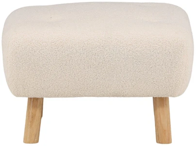Venture Design Pufas, Salina, 60x60x28 cm, Balta