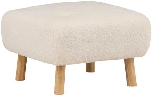 Venture Design Pufas, Salina, 60x60x28 cm, Balta