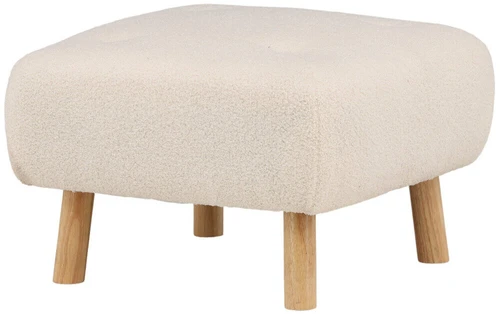 Venture Design Pufas, Salina, 60x60x28 cm, Balta