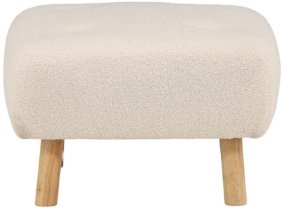 Venture Design Pufas, Salina, 60x60x28 cm, Balta