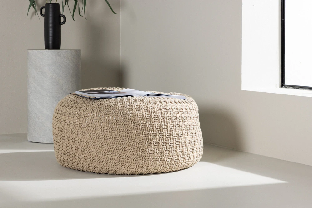 Venture Design Pufas, Sam, ⌀45 cm, Bėžinės