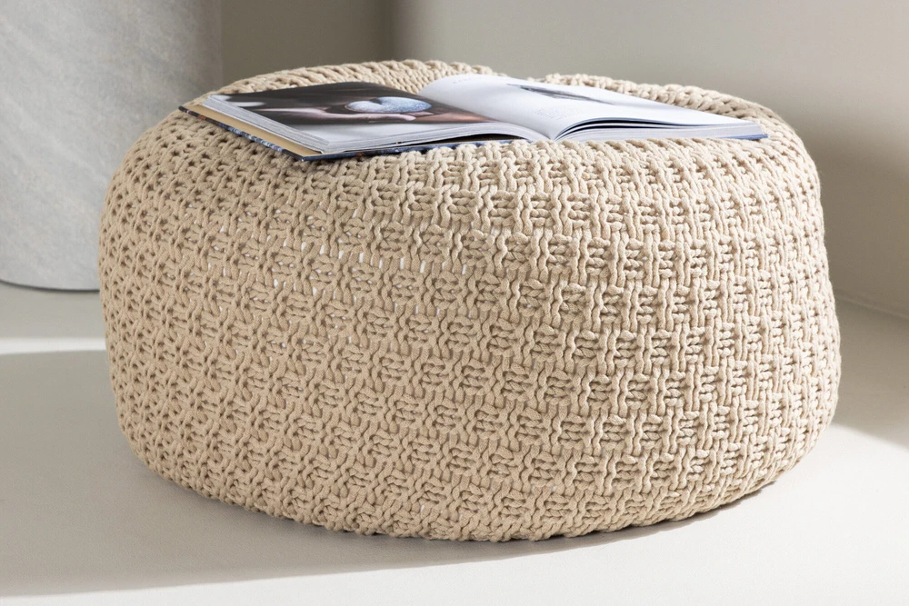 Venture Design Pufas, Sam, ⌀45 cm, Bėžinės