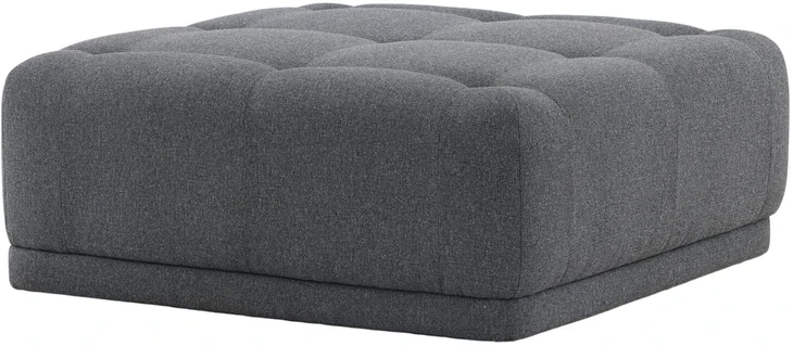 Venture Design Pufas Turin 100x40 cm Tamsiai pilkas audinys