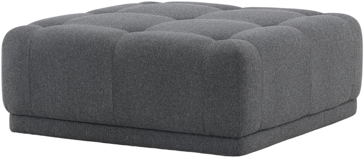 Venture Design Pufas Turin 100x40 cm Tamsiai pilkas audinys