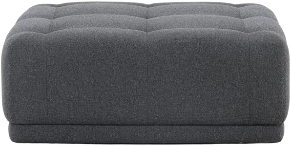 Venture Design Pufas Turin 100x40 cm Tamsiai pilkas audinys