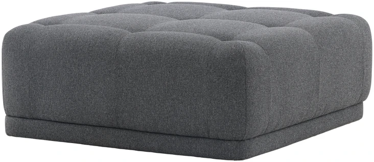 Venture Design Pufas Turin 100x40 cm Tamsiai pilkas audinys