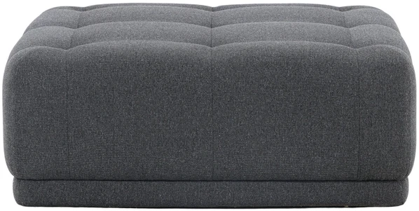 Venture Design Pufas Turin 100x40 cm Tamsiai pilkas audinys