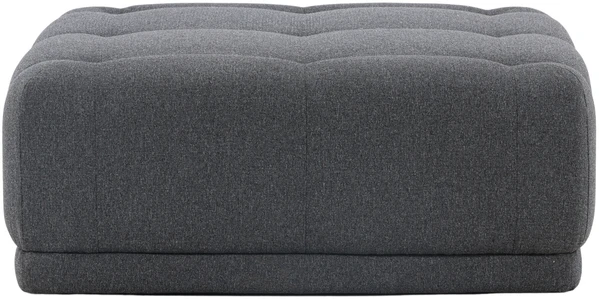 Venture Design Pufas Turin 100x40 cm Tamsiai pilkas audinys