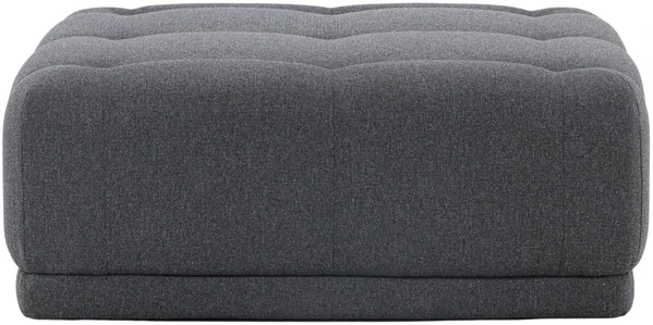 Venture Design Pufas Turin 100x40 cm Tamsiai pilkas audinys
