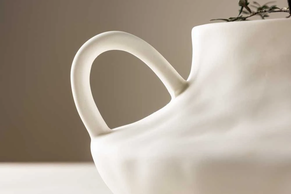 Venture Design Puodas, Holda, 31x29x15 cm, Balta