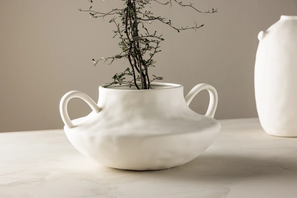 Venture Design Puodas, Holda, 31x29x15 cm, Balta