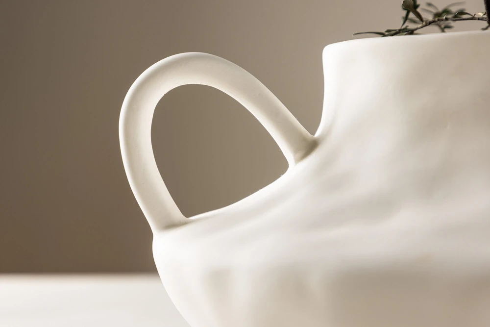 Venture Design Puodas, Holda, 31x29x15 cm, Balta