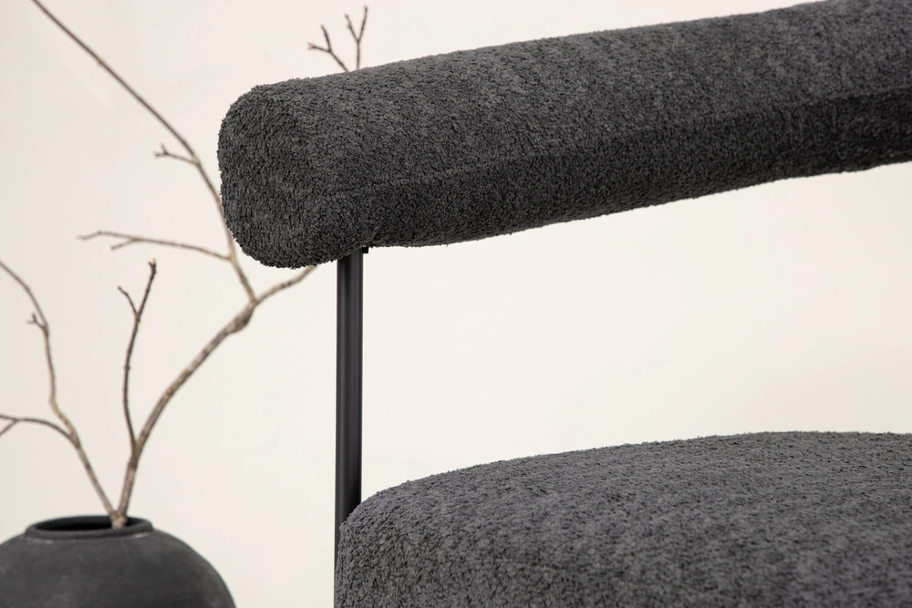 Venture Design Rankinė kėdė, Hökåsen x Josefin Lustig, 81x75.5x88 cm, Tamsiai pilka