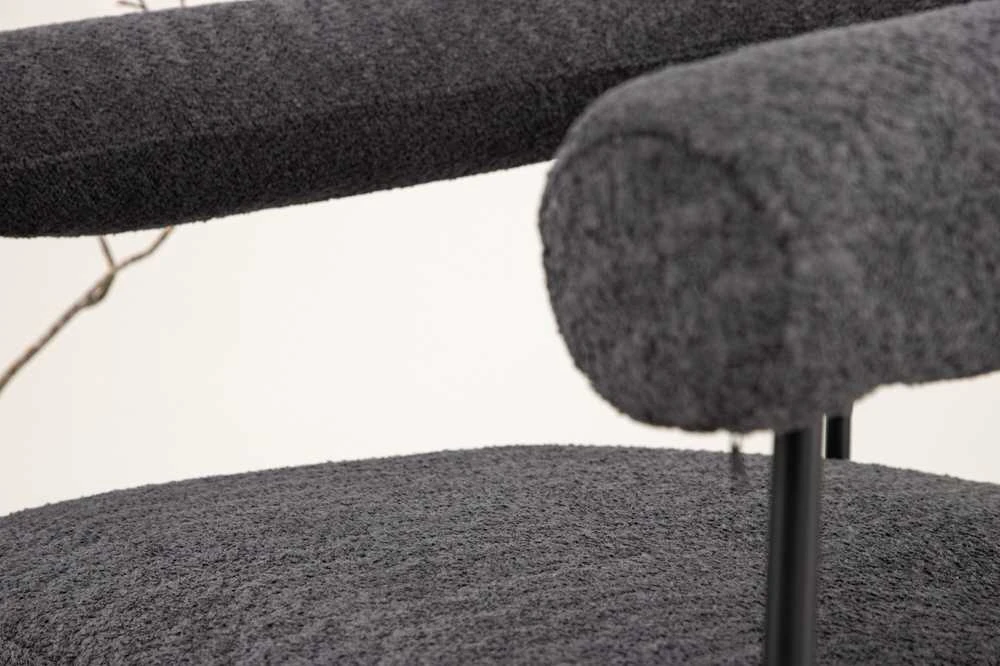 Venture Design Rankinė kėdė, Hökåsen x Josefin Lustig, 81x75.5x88 cm, Tamsiai pilka