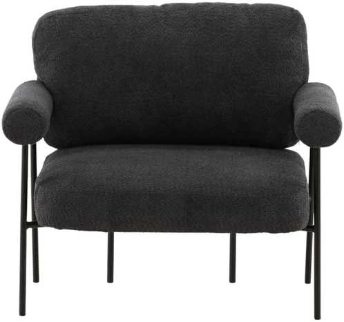 Fotelis Venture Design Rankinė kėdė, Tillberga x Josefin Lustig, 87x83x95 cm, Tamsiai pilka