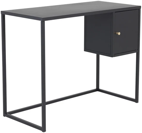 Venture Design Rašomasis stalas 95x45x50 cm Juodas Plienas