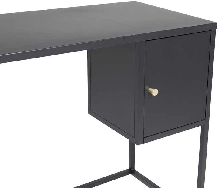 Venture Design Rašomasis stalas, Bakal, 95x45 cm, Juodas