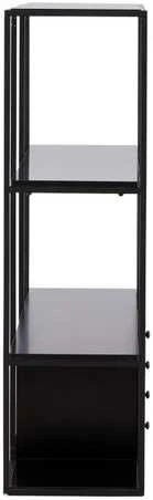 Venture Design Reljefinis stalas, Amaraillo, 35x120x150 cm, Juodas