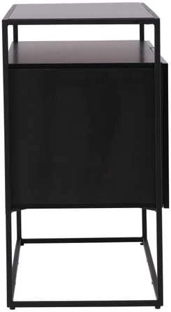 Venture Design Reljefinis stalas, Kingsport, 120x80 cm, Juodas