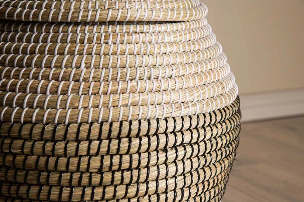Venture Design Saugojimo krepšys, Chennai natūralios šiaudų medžiagos, ø33 cm, beždžiovyškai