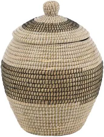Venture Design Saugojimo krepšys, Chennai natūralios šiaudų medžiagos, ø33 cm, beždžiovyškai