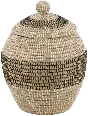 Venture Design Saugojimo krepšys, Chennai natūralios šiaudų medžiagos, ø33 cm, beždžiovyškai