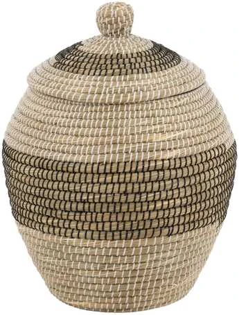 Venture Design Saugojimo krepšys, Chennai natūralios šiaudų medžiagos, ø33 cm, beždžiovyškai