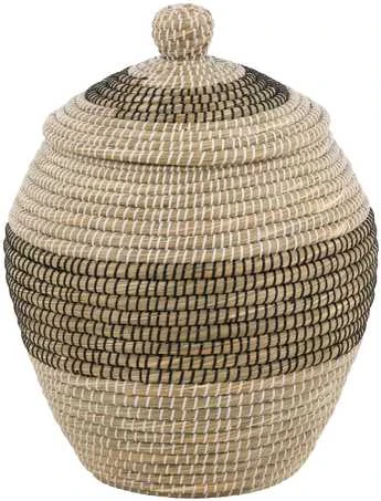 Venture Design Saugojimo krepšys, Chennai natūralios šiaudų medžiagos, ø33 cm, beždžiovyškai