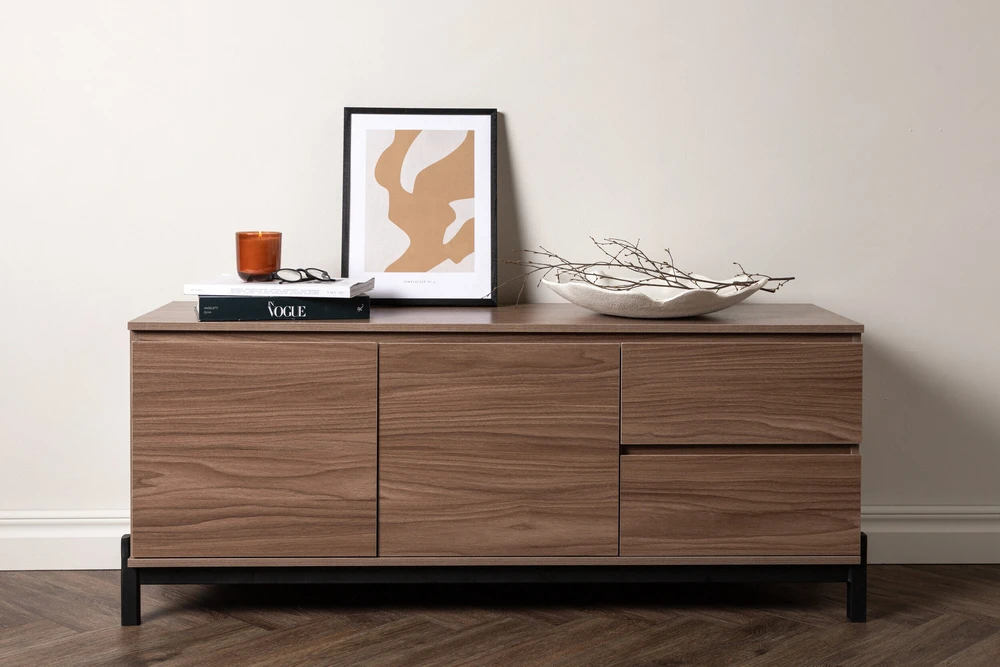 Venture Design Saugojimo stalas, korpusas, 138x56 cm, riešutas
