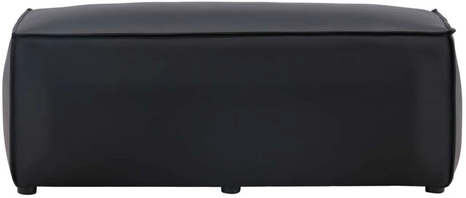 Venture Design Sėdimoji Pufa, Palermo, 59x119 cm, Juoda
