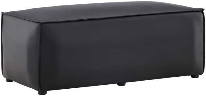 Venture Design Sėdimoji Pufa, Palermo, 59x119 cm, Juoda