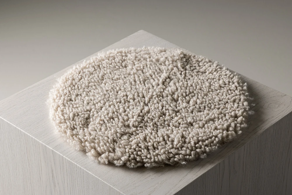 Venture Design Sėdynės pagalvėlė, Katy poliesteris Teddy, 34x34 cm, šviesiai pilka
