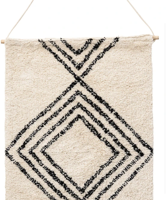 Venture Design Sieninis kilimas, Meilė, 50x80 cm, Balta-šviesi