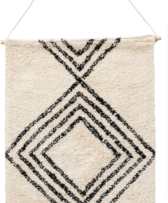 Venture Design Sieninis kilimas, Meilė, 50x80 cm, Balta-šviesi
