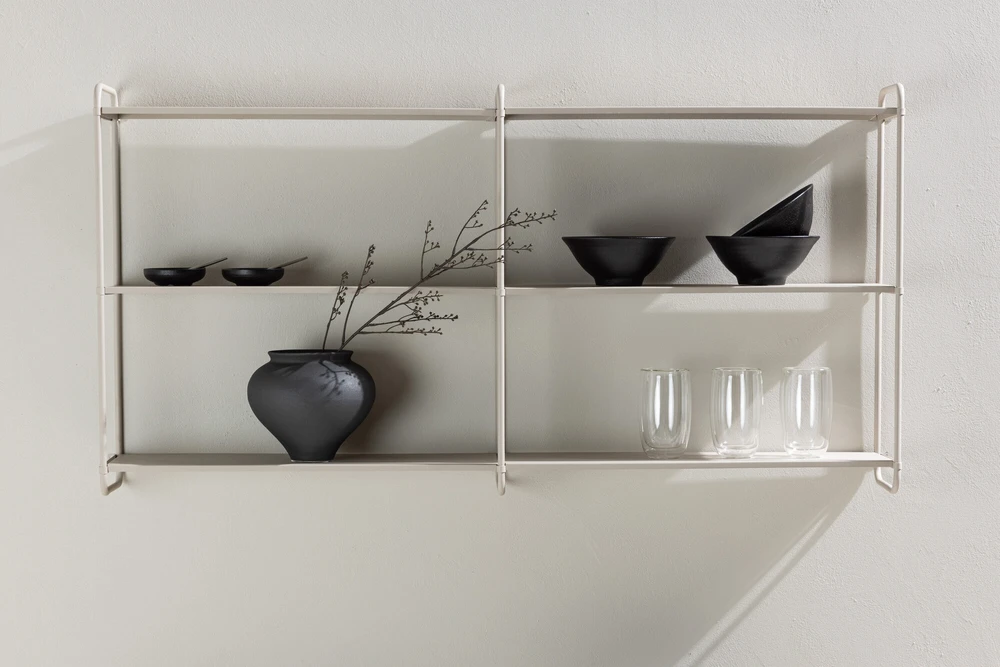 Venture Design Sieninis lentynas, Lyon, 122x63 cm, Beždžio spalva