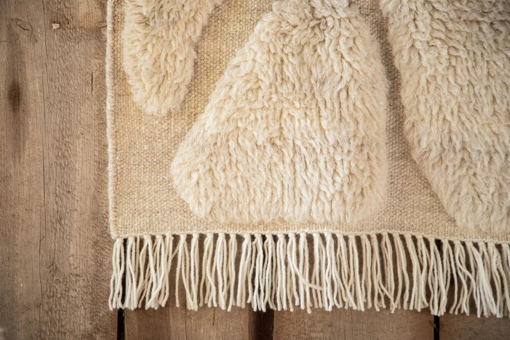Venture Design Sieninis pakabinamas gaminys, Jakobsö, 62x50 cm, Blyški baltos spalvos