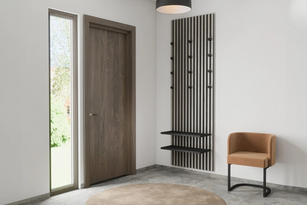Venture Design Sieninis panelis, Nimes pramoninis, 73x3x114 cm, balintas
