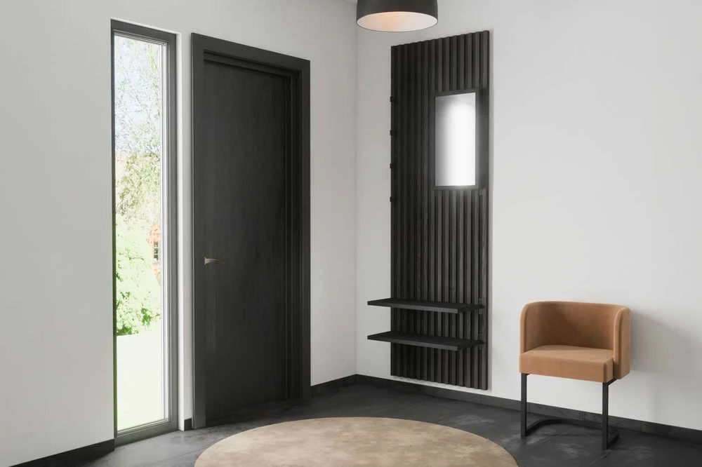 Venture Design Sieninis skydas, Nimes pramoninis, 73x3x114 cm, Mocca