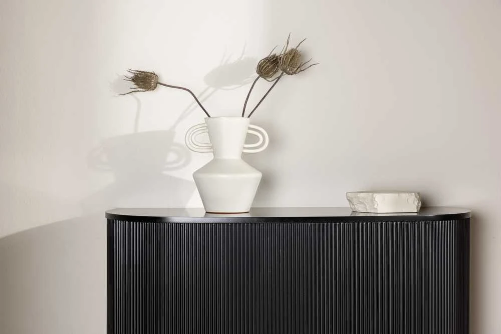 Venture Design Sieninis spintelė, Loca, 45x120 cm, Juoda