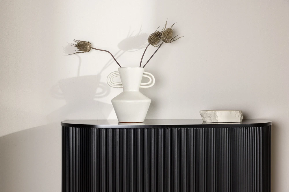 Venture Design Sieninis spintelė, Loca, 45x120 cm, Juoda